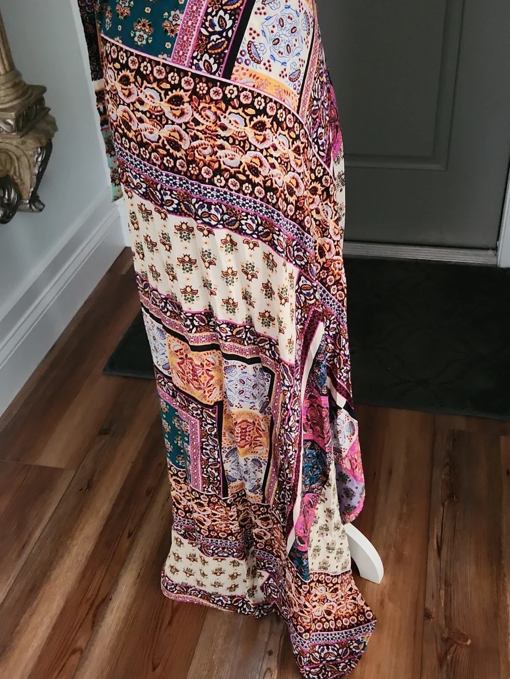 Living Doll Boho Print Maxi Skirt